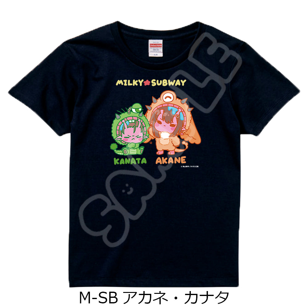 アニメ『銀河特急 ミルキー☆サブウェイ』 Tシャツ(mochocho第2弾)