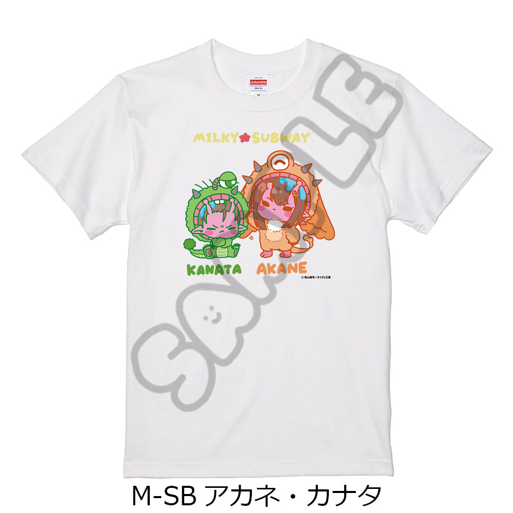 アニメ『銀河特急 ミルキー☆サブウェイ』 Tシャツ(mochocho第2弾)