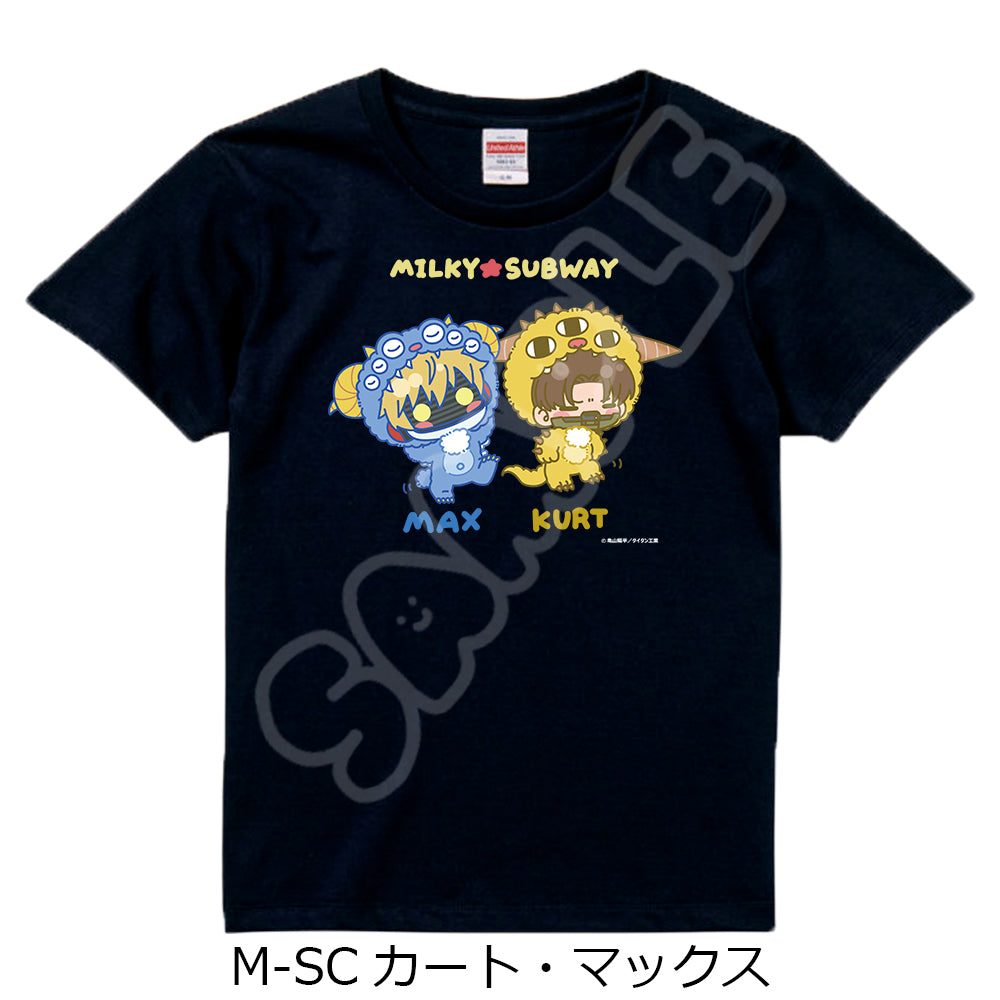アニメ『銀河特急 ミルキー☆サブウェイ』 Tシャツ(mochocho第2弾)