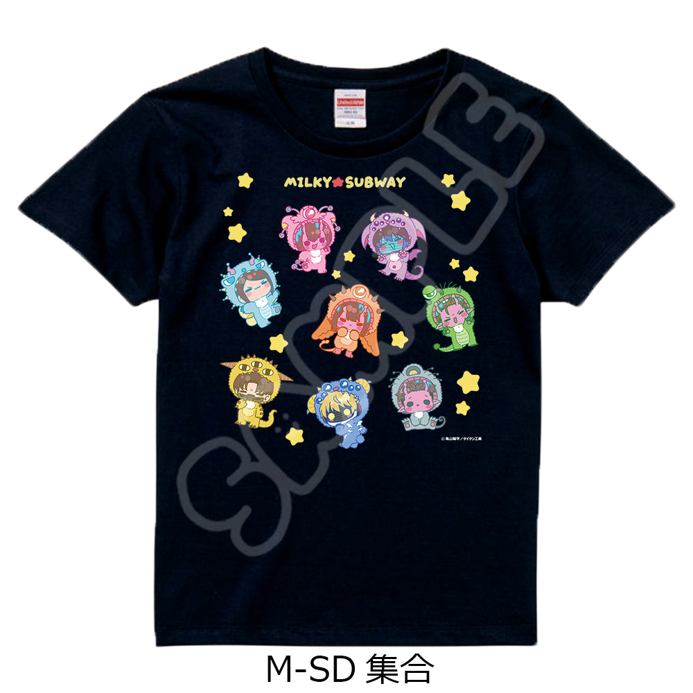 アニメ『銀河特急 ミルキー☆サブウェイ』 Tシャツ(mochocho第2弾)