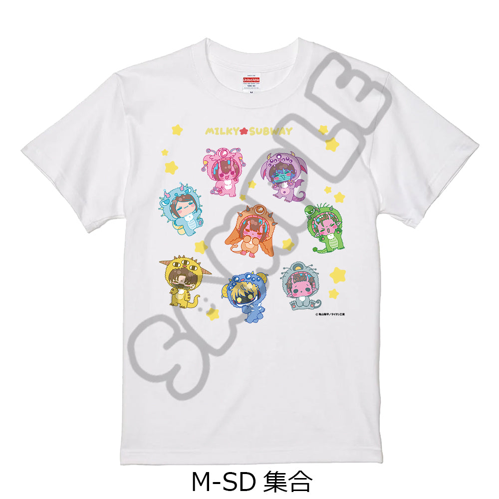 アニメ『銀河特急 ミルキー☆サブウェイ』 Tシャツ(mochocho第2弾)