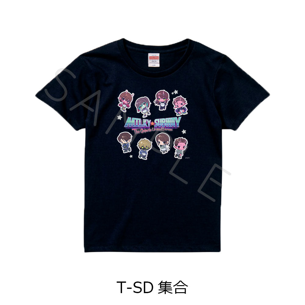 アニメ『銀河特急 ミルキー☆サブウェイ』第5弾 Tシャツ(ちぽっけ)