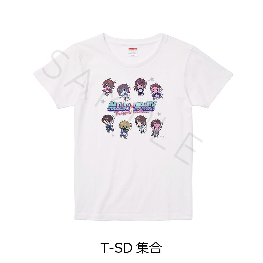 アニメ『銀河特急 ミルキー☆サブウェイ』第5弾 Tシャツ(ちぽっけ)