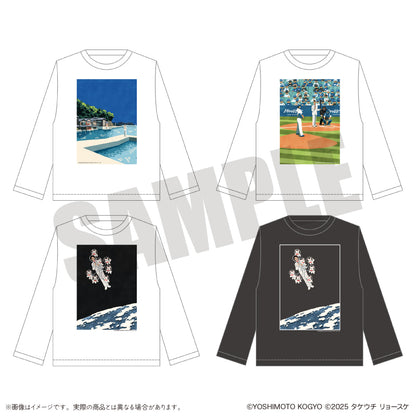 【Another Thought】ムーディ勝山 × タケウチリョースケ Tシャツ (ロング丈)