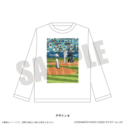 【Another Thought】ムーディ勝山 × タケウチリョースケ Tシャツ (ロング丈)