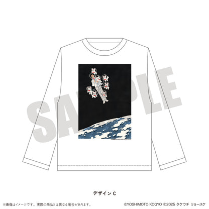 【Another Thought】ムーディ勝山 × タケウチリョースケ Tシャツ (ロング丈)