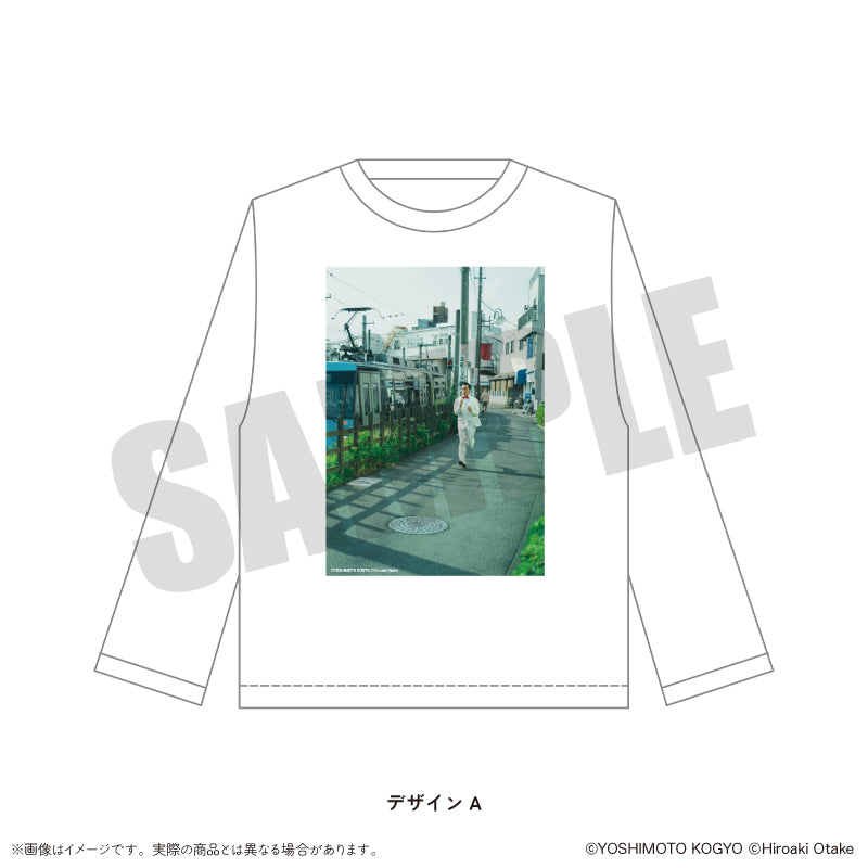 【Another Thought】ムーディ勝山 フォトTシャツ (ロング丈)