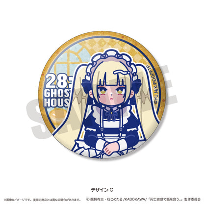 TVアニメ『死亡遊戯で飯を食う。』 にゅ〜とろ トレーディングキラキラ缶バッジ