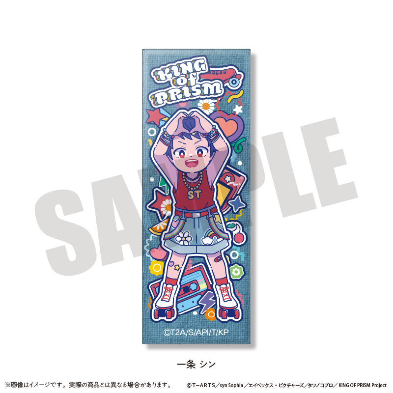 「KING OF PRISM -Your Endless Call- み〜んなきらめけ！プリズム☆ツアーズ！」 にゅ〜とろ ミニスクエア缶バッジ