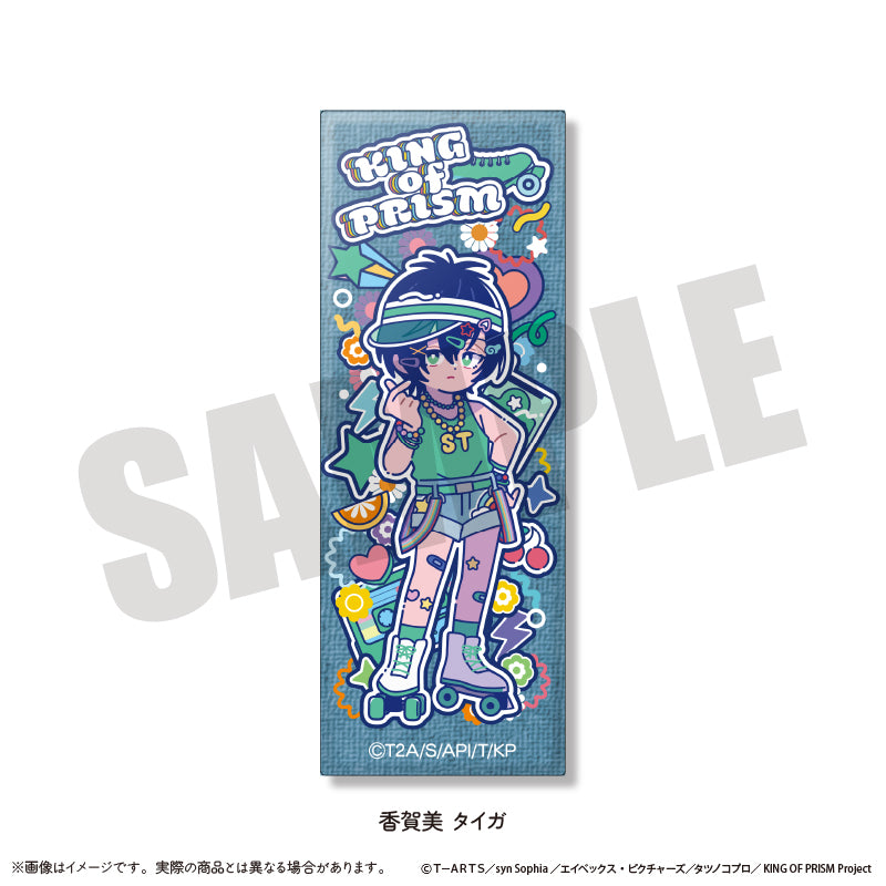 「KING OF PRISM -Your Endless Call- み〜んなきらめけ！プリズム☆ツアーズ！」 にゅ〜とろ ミニスクエア缶バッジ