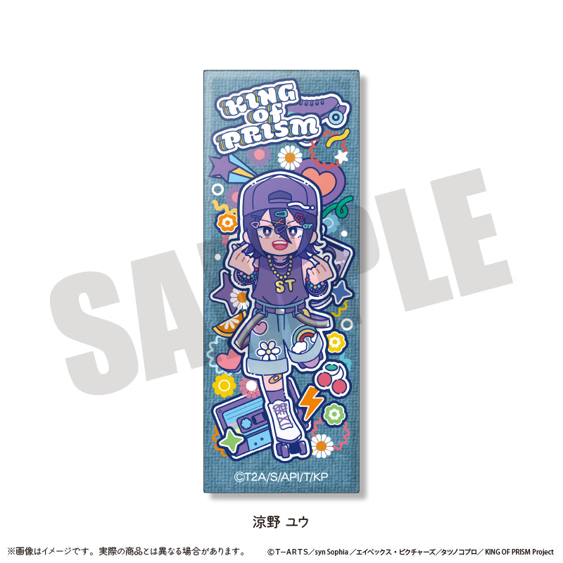 「KING OF PRISM -Your Endless Call- み〜んなきらめけ！プリズム☆ツアーズ！」 にゅ〜とろ ミニスクエア缶バッジ
