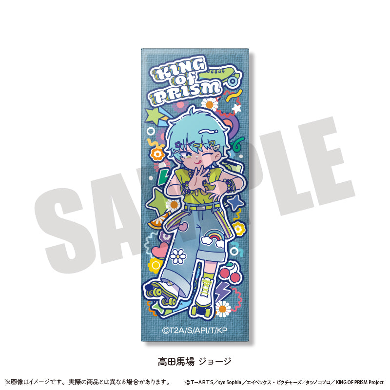 「KING OF PRISM -Your Endless Call- み〜んなきらめけ！プリズム☆ツアーズ！」 にゅ〜とろ ミニスクエア缶バッジ