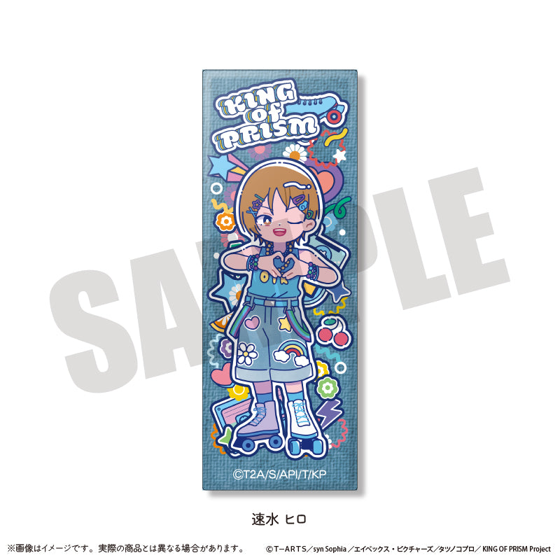 「KING OF PRISM -Your Endless Call- み〜んなきらめけ！プリズム☆ツアーズ！」 にゅ〜とろ ミニスクエア缶バッジ