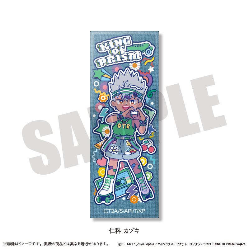 「KING OF PRISM -Your Endless Call- み〜んなきらめけ！プリズム☆ツアーズ！」 にゅ〜とろ ミニスクエア缶バッジ