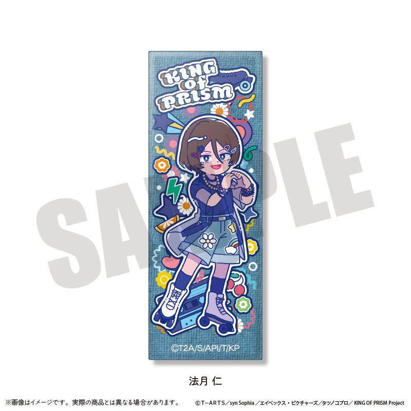 「KING OF PRISM -Your Endless Call- み〜んなきらめけ！プリズム☆ツアーズ！」 にゅ〜とろ ミニスクエア缶バッジ