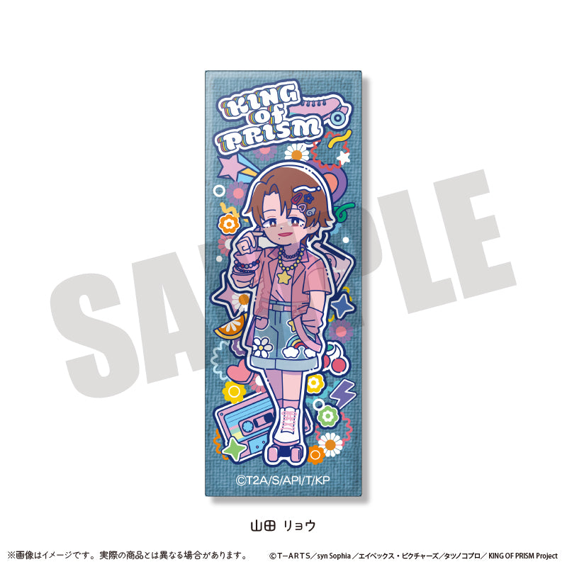 「KING OF PRISM -Your Endless Call- み〜んなきらめけ！プリズム☆ツアーズ！」 にゅ〜とろ ミニスクエア缶バッジ