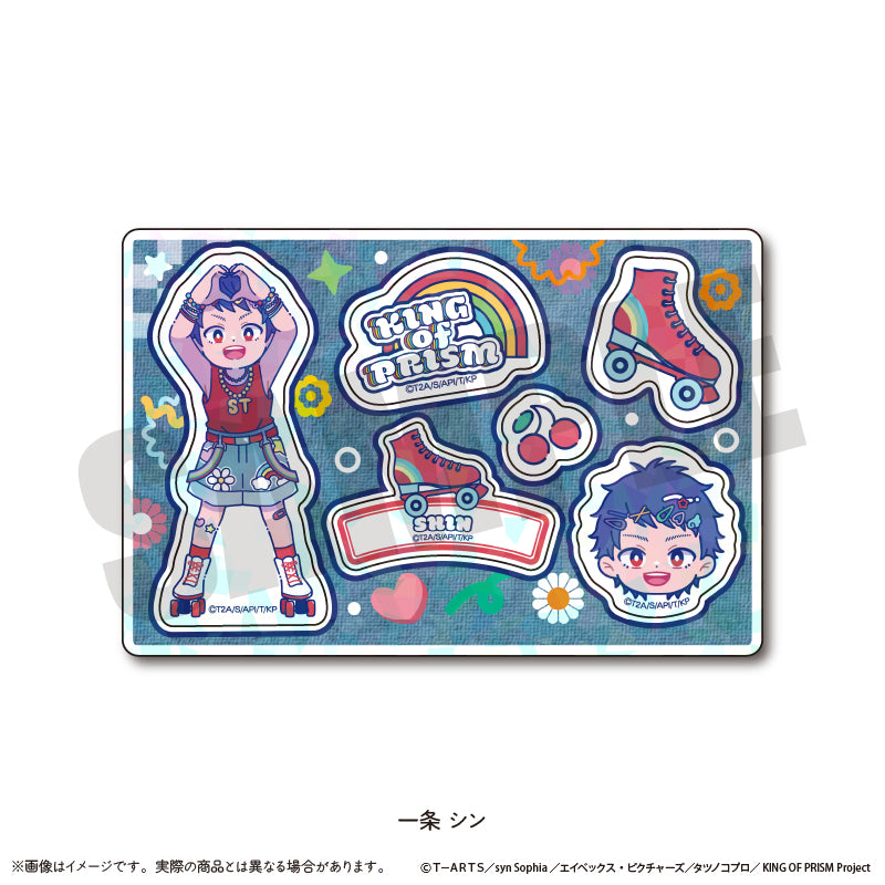 「KING OF PRISM -Your Endless Call- み〜んなきらめけ！プリズム☆ツアーズ！」 にゅ〜とろ  ホログラムステッカーシート