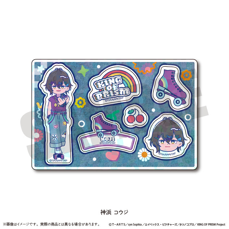 「KING OF PRISM -Your Endless Call- み〜んなきらめけ！プリズム☆ツアーズ！」 にゅ〜とろ  ホログラムステッカーシート