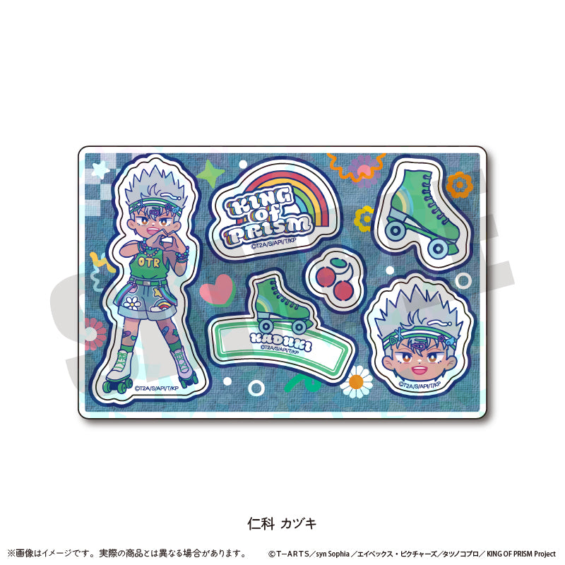 「KING OF PRISM -Your Endless Call- み〜んなきらめけ！プリズム☆ツアーズ！」 にゅ〜とろ  ホログラムステッカーシート