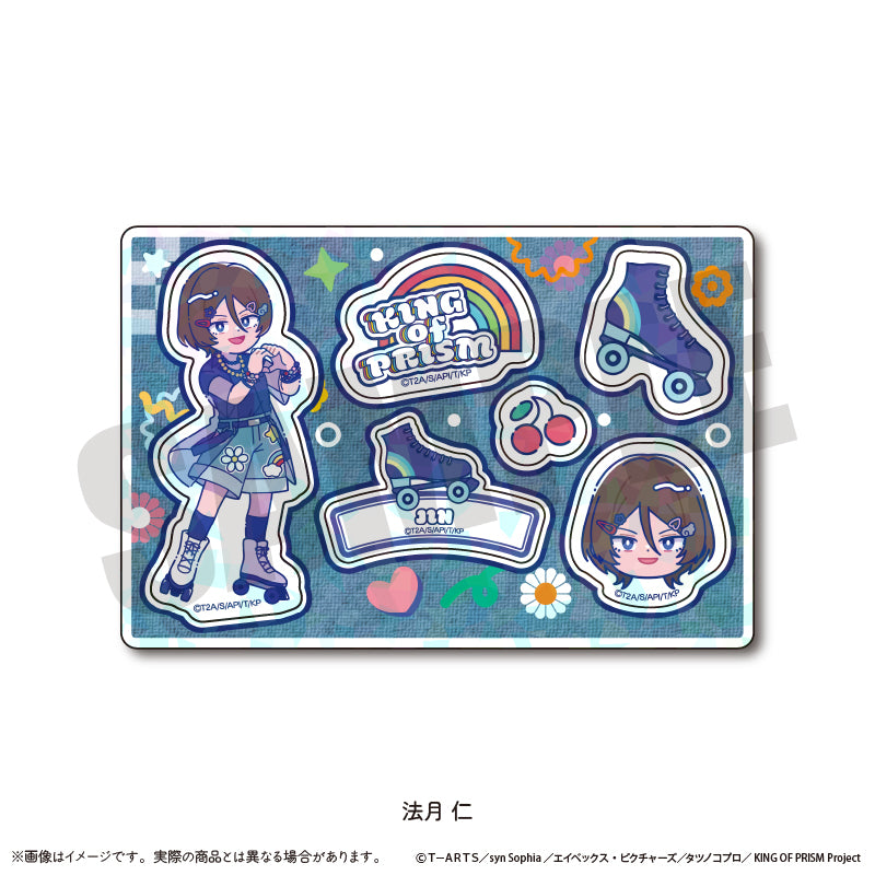 「KING OF PRISM -Your Endless Call- み〜んなきらめけ！プリズム☆ツアーズ！」 にゅ〜とろ  ホログラムステッカーシート