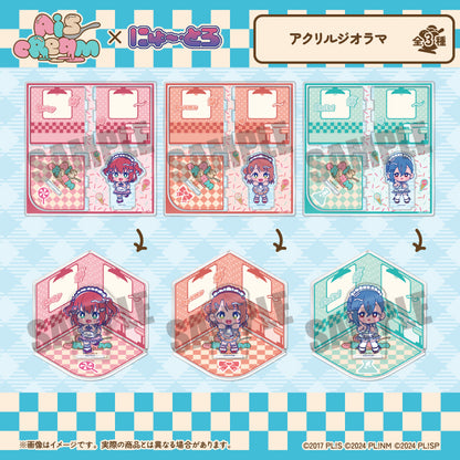 「AiScReam」 にゅ〜とろ アクリルジオラマ