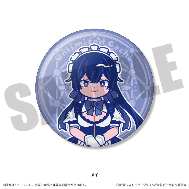 TVアニメ『無限ガチャ』 にゅ〜とろ トレーディングキラキラ缶バッジ