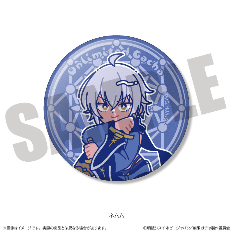 TVアニメ『無限ガチャ』 にゅ〜とろ トレーディングキラキラ缶バッジ