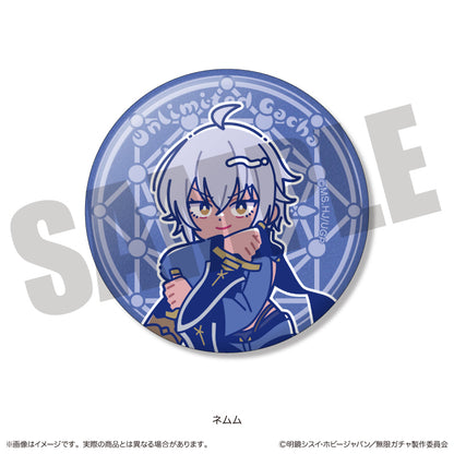 TVアニメ『無限ガチャ』 にゅ〜とろ トレーディングキラキラ缶バッジ