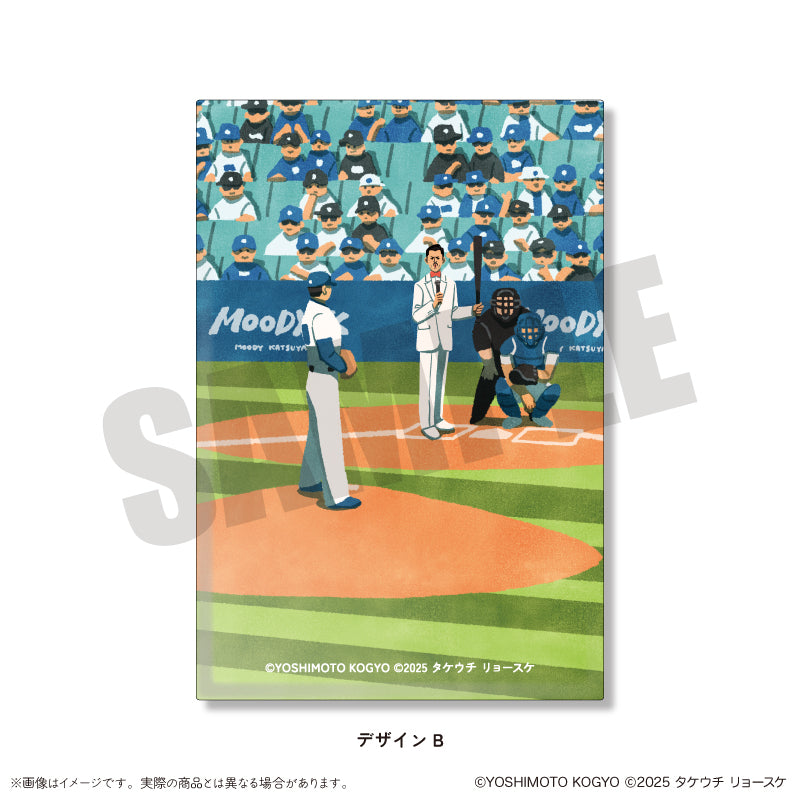 ムーディ勝山 × タケウチリョースケ 缶バッジ