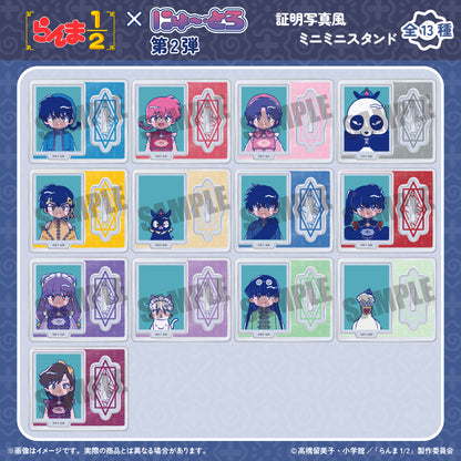 TVアニメ「らんま1/2」 にゅ〜とろ 第2弾 証明写真風ミニミニスタンド