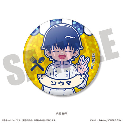 『WORKING!!』 にゅ〜とろ キラキラ缶バッジ