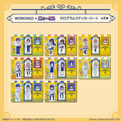 『WORKING!!』 にゅ〜とろ ホログラムステッカーシート