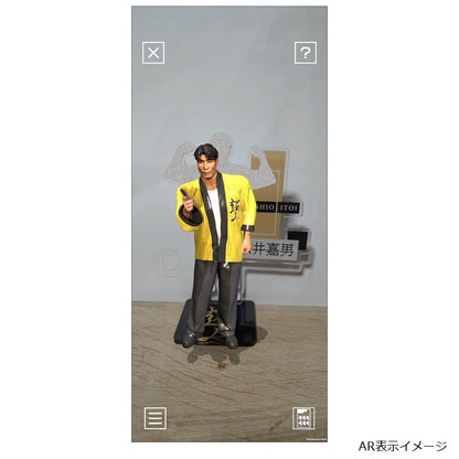 超人 糸井嘉男 ARアクリルスタンド 法被 AR表示イメージ